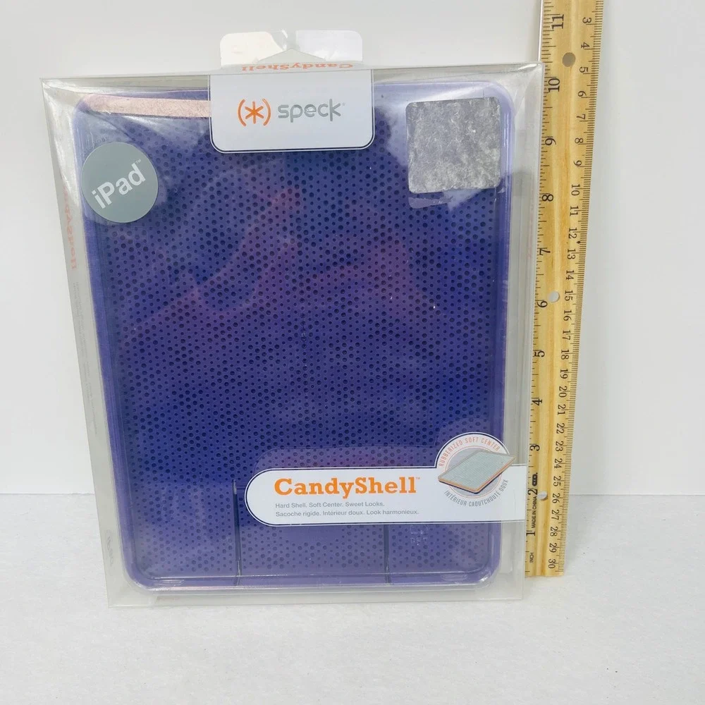 Speck CandyShell iPad Case Purple Hard Shell Soft Center IPAD-CNDY-A15A13